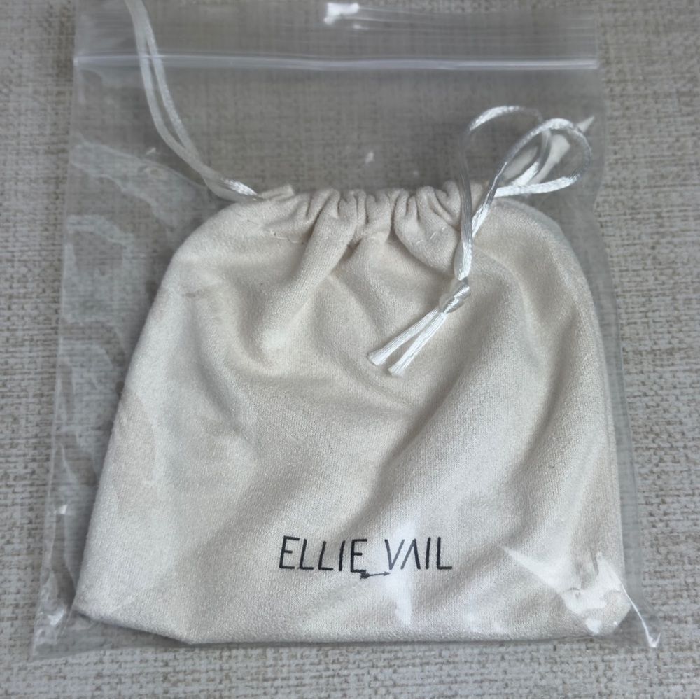 Ellie Vail Gold Plated Laurette Pierced Hoop Earrings - Picture 3 of 5